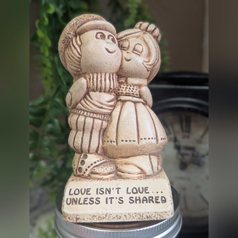 Vintage 1973 Paula Resin Collectible - Love Isn't Love